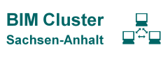 Logo BIM Cluster Sachsen-Anhalt hell